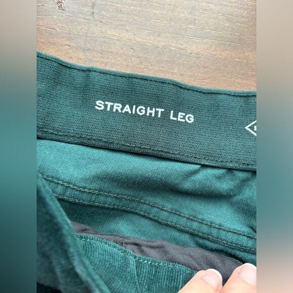 St Johns Bay Women's 8 Retro 90's Y2K Green Festival Hippie Corduroy Pants - Picture 6 of 11